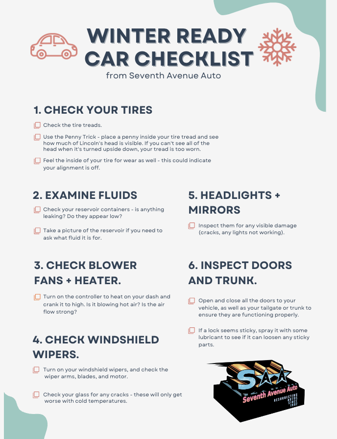 prepare your car for winter